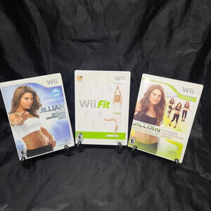 Nintendo Wii Fit Game Lot, Jillian Michaels